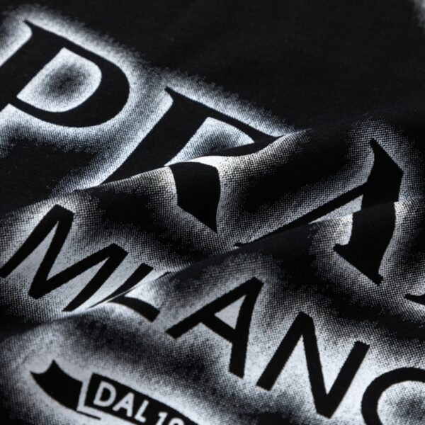 T-shirt Prada Milano Rope Logo Black PD007 - Image 5