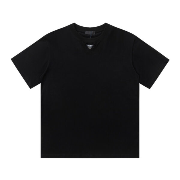 T-shirt Prada Milano Rope Logo Black PD007 - Image 2