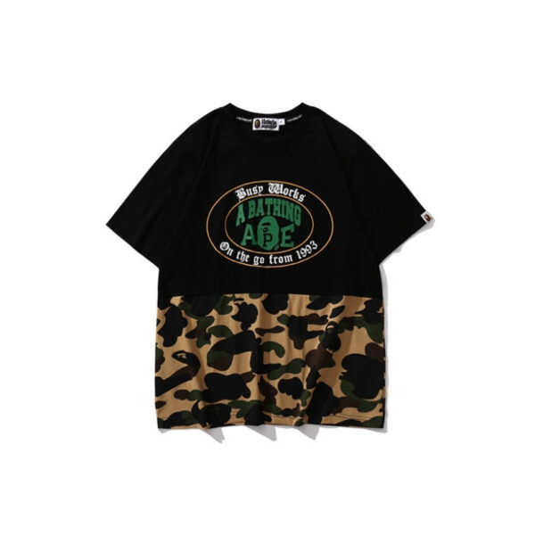 T-shirt BAPE Busy Works Camo Panel BP030 - Image 1