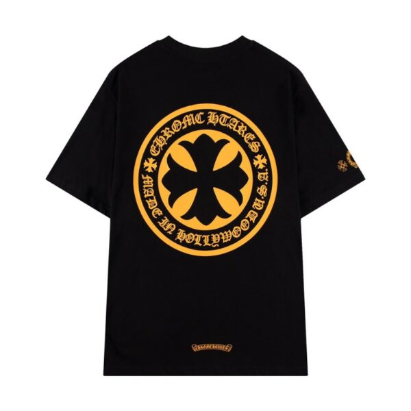 T-shirt Chrome Hearts Hollywood Black Logo Print CH038 - Image 2