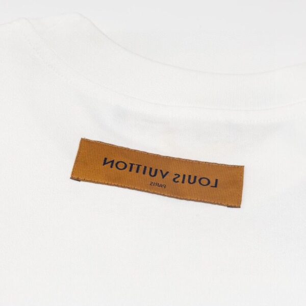 T-Shirt Louis Vuitton Monogram Logo White LV047 - Image 4