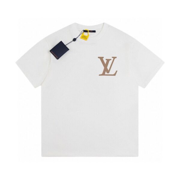 T-Shirt Louis Vuitton Monogram Logo White LV047 - Image 1