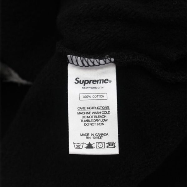 Hoodie Supreme Stripe Graphic Black SP053 - Image 15