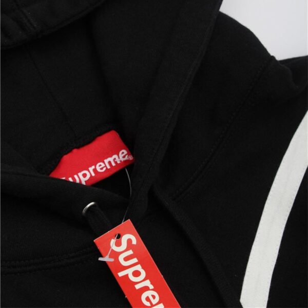 Hoodie Supreme Stripe Graphic Black SP053 - Image 14