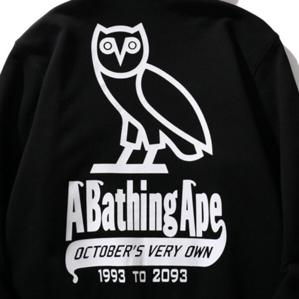 Hoodie BAPE Shark Camo OVO Black BP042 - Image 13