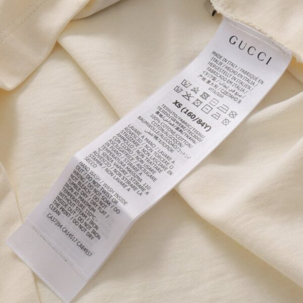 T-shirt Gucci Double G Logo White GC045 - Image 7