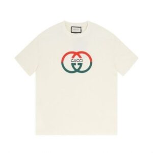 T-shirt Gucci Double G Logo White GC045