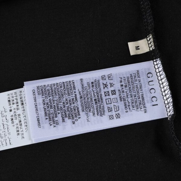 T-shirt Gucci Heart Logo Black GC015 - Image 7