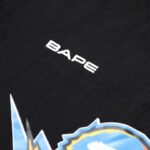 T-shirt BAPE World Gone Mad Black BP014 - Image 8