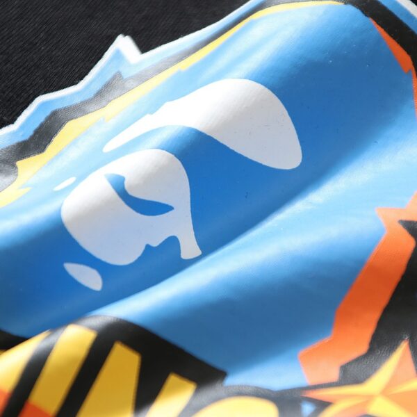 T-shirt BAPE World Gone Mad Black BP014 - Image 6