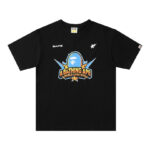 T-shirt BAPE World Gone Mad Black BP014