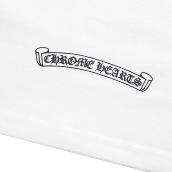 T-shirt Chrome Hearts Red Cross Crest White CH003 - Image 8