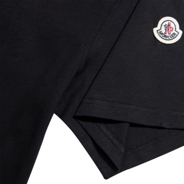 T-shirt Moncler Black Logo MCL029 - Image 6