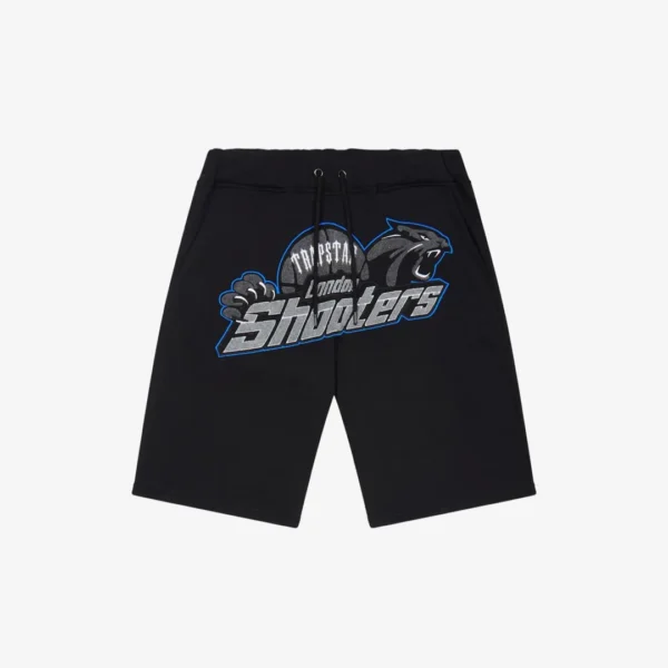Shorts Trapstar London Shooters Black/Blue - Image 1