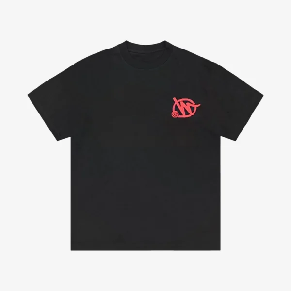 T-Shirt Minus Two Black/Red - Image 2