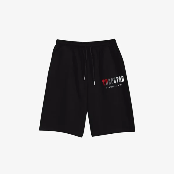 Shorts Trapstar Chenille Black/Red - Image 1