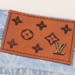 Jeans Louis Vuitton Monogram Light Wash Denim LV006 - Image 4