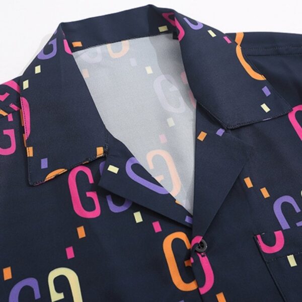 Set Gucci GG Multicolor Shirt and Shorts GC027 - Image 9