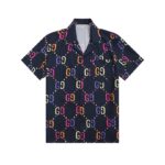 Set Gucci GG Multicolor Shirt and Shorts GC027 - Image 2