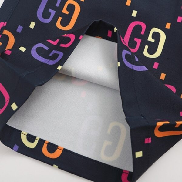 Set Gucci GG Multicolor Shirt and Shorts GC027 - Image 8