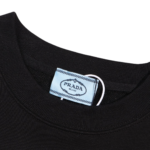 Sweatshirt Prada Milano Triangle Logo Black PD028 - Image 8