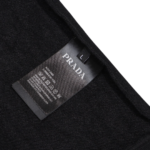 Sweatshirt Prada Milano Triangle Logo Black PD028 - Image 10