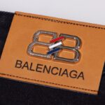 Jeans Balenciaga BB Logo Black BL029 - Image 6