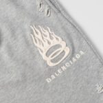 Shorts Balenciaga Logo Grey BL023 - Image 4