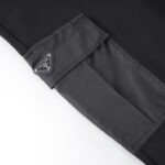 Pants Cargo Prada Black Nylon PD049 - Image 5