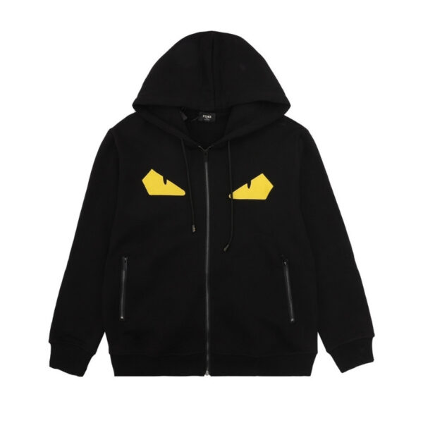 Hoodie Fendi Eyes Graphic Zip FE002 - Image 1