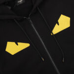 Hoodie Fendi Eyes Graphic Zip FE002 - Image 4