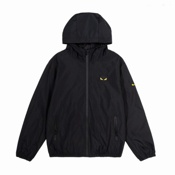 Jacket Windbreaker Fendi Eyes Black FE005 - Image 1