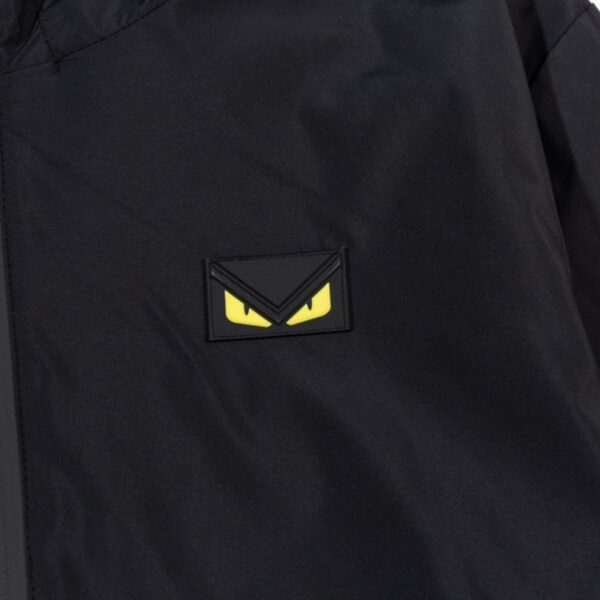 Jacket Windbreaker Fendi Eyes Black FE005 - Image 4