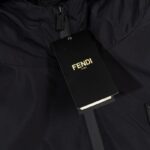 Jacket Windbreaker Fendi Eyes Black FE005 - Image 8