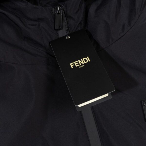Jacket Windbreaker Fendi Eyes Black FE005 - Image 8