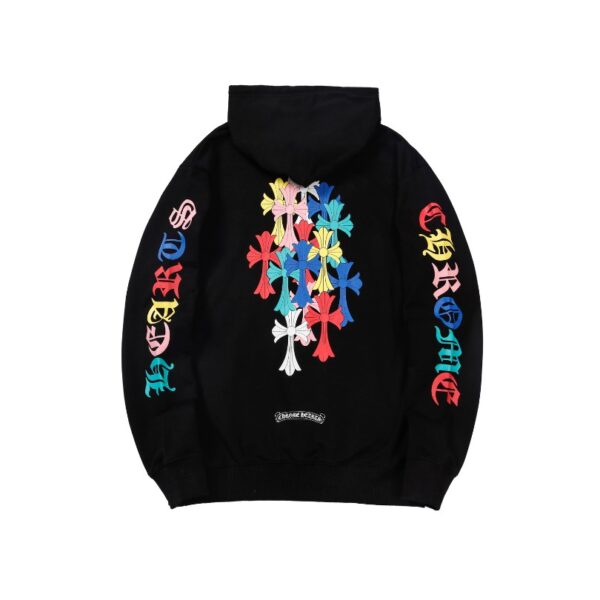 Hoodie Chrome Hearts Colorful Crosses Design CH076 - Image 1