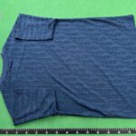 T-shirt Christian Dior Embossed Monogram Navy DO051 - Image 8