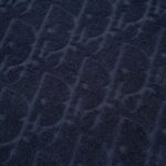 T-shirt Christian Dior Embossed Monogram Navy DO051 - Image 4