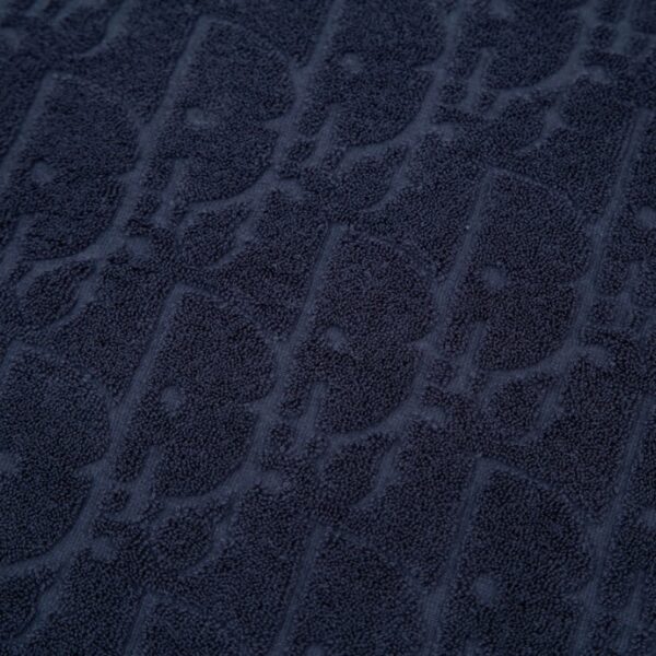 T-shirt Christian Dior Embossed Monogram Navy DO051 - Image 4