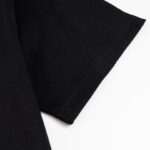 T-shirt Dior Black Distressed Logo Couture DO065 - Image 7