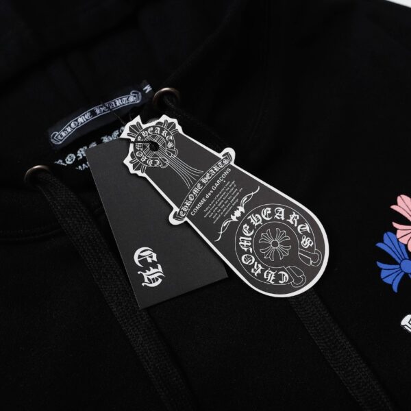 Hoodie Chrome Hearts Multicolor Cross Logo CH079 - Image 15