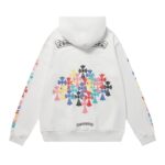 Hoodie Chrome Hearts Multicolor Cross Logo CH079 - Image 2