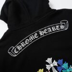Hoodie Chrome Hearts Multicolor Cross Logo CH079 - Image 9