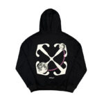 Hoodie Off-White Lunar Graphic OFF016