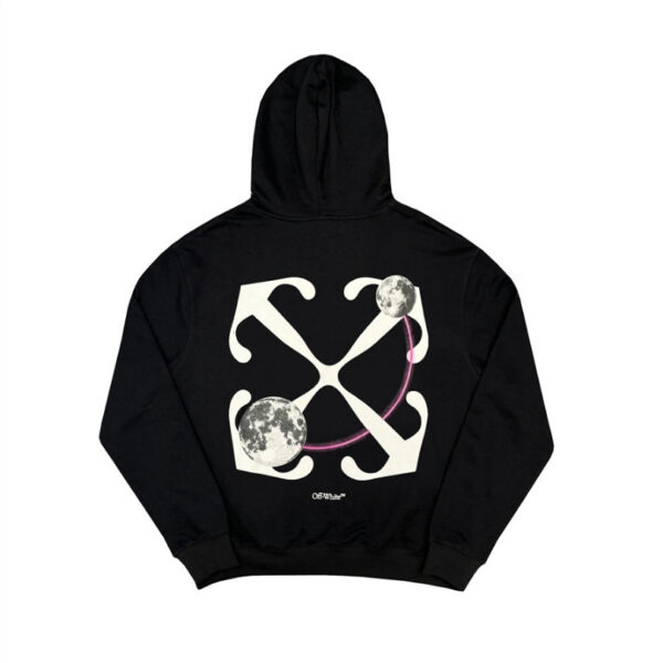 Hoodie Off-White Lunar Graphic OFF016 - Image 1