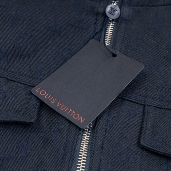 Jacket Denim Hooded Louis Vuitton Monogram LV070 - Image 15