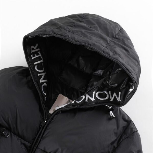 Jacket Puffer Moncler Hooded Black MCL017 - Image 5