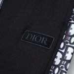 Pants Track Dior Monogram Black DO067 - Image 4