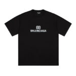 T-shirt Balenciaga BB Pixel Logo Black BL068