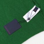 Sweater Louis Vuitton Green Knit Zip-Up LV001 - Image 7